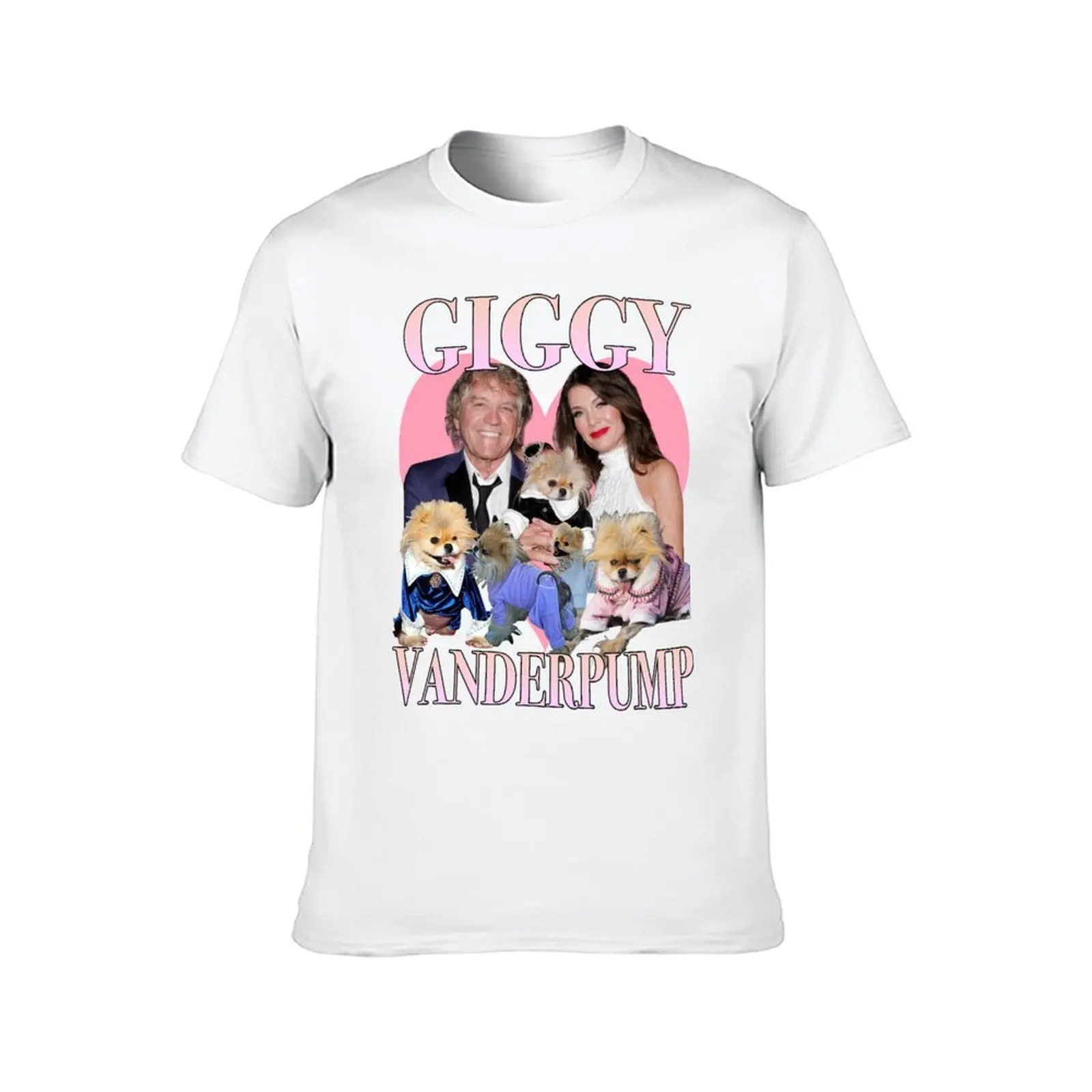 Giggy Vanderpump T-Shirt t shirts for man graphic vintage t shirts for man pack white T-Shirt