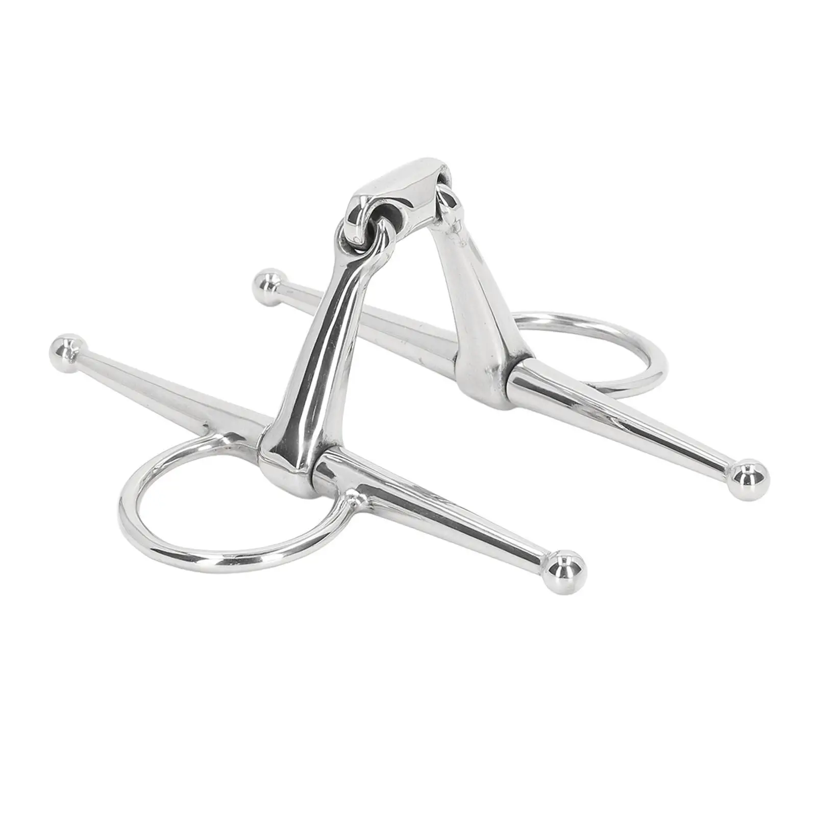 Easy Install Cheek Snaffle Bit for Horses - Ideal for outdoor Riding