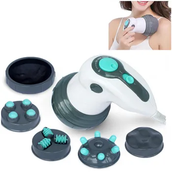 4 in1 infrared electric body massager health instrument vibration slimming Anti-cellulite relaxing muscle massage roller