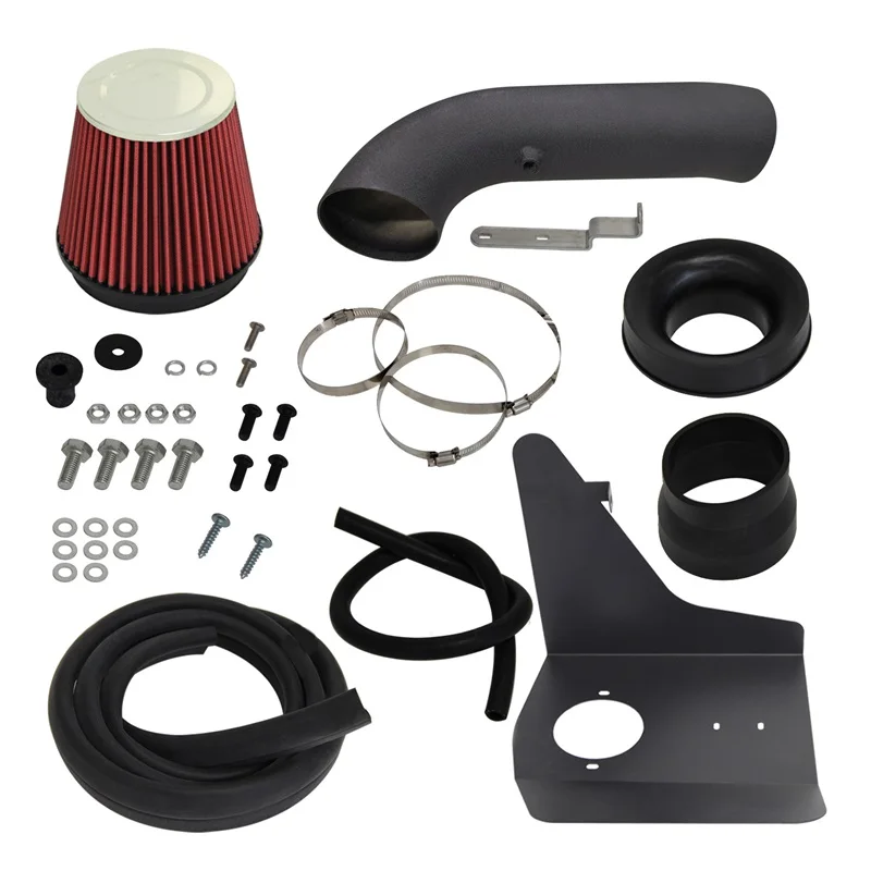 Cold Air Intake Pipe Kit & Air Filter Fits for Chevrolet Camaro 6.2L V8 Engine 2010-2015