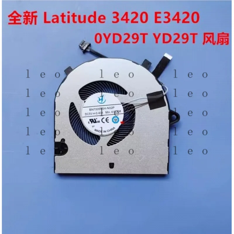 

BB 1pc FOR Dell Latitude 3420 E3420 0YD29T YD29T Laptop CPU Cooling Fan