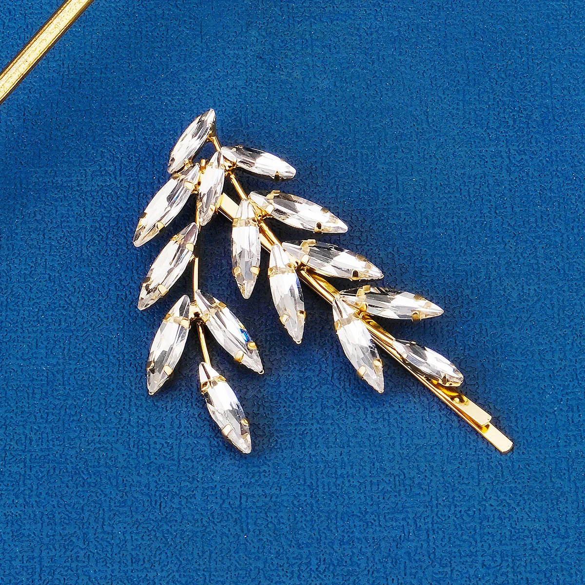 Mode Braut Haarspangen Klarem Kristall Frauen Haarschmuck Haarnadeln Frauen Haarspangen Braut Haarschmuck Zubehör – Detail 8