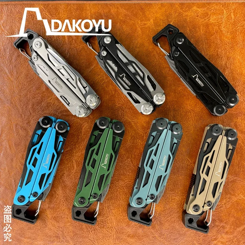 DAKOYU Folding Multi functional Tool Pliers Multi functional Combination Tool Pliers EDC Outdoor Equipment Swiss Tools Available