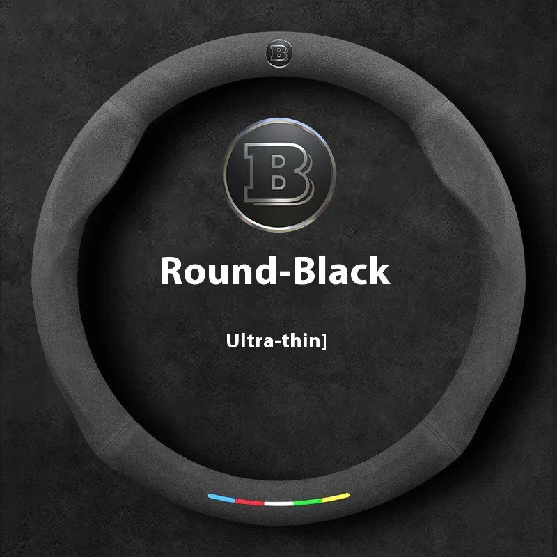 

Car Steering Wheel Cover For BRABUS A B C E S L V G Class G350 G500 G550 G700 G800 G900 SLS GLE GLB GLK G63 CLS GLB GLS GLA EQC