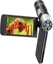 TOMLOV Handheld Digital Microscope 4 Inch LCD Screen for Taking Photos/Videos FHD1080P Observe Outdoor Tools Portable Microscope