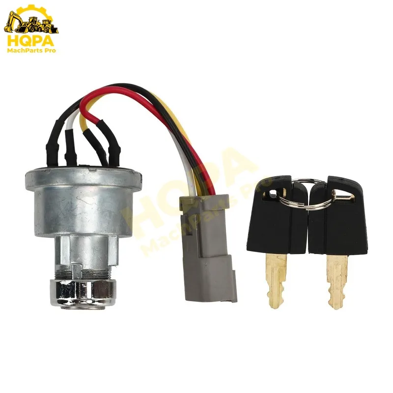 110-7887 1107887 467-8535 4678535 Start Switch Assembly With 2 Keys for Caterpillar CAT 725 730 735 740 414E 416E 420D 422E