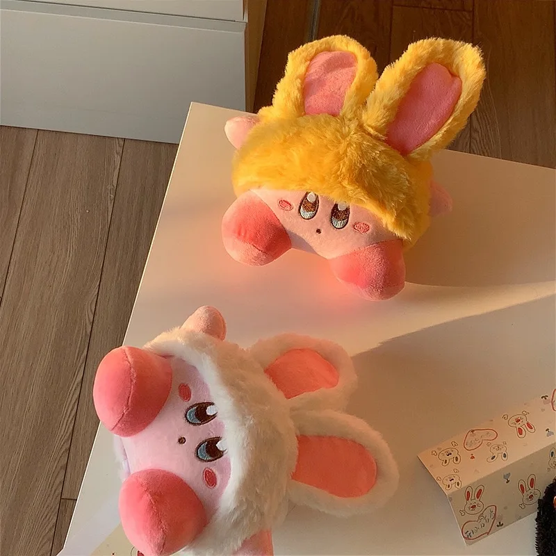 25CM Kawaii Cartoon Anime Star Kirby Toys Animal Ornament Purple Green Doll Adorable Pillow Room Decoration For Children's Gift view 5