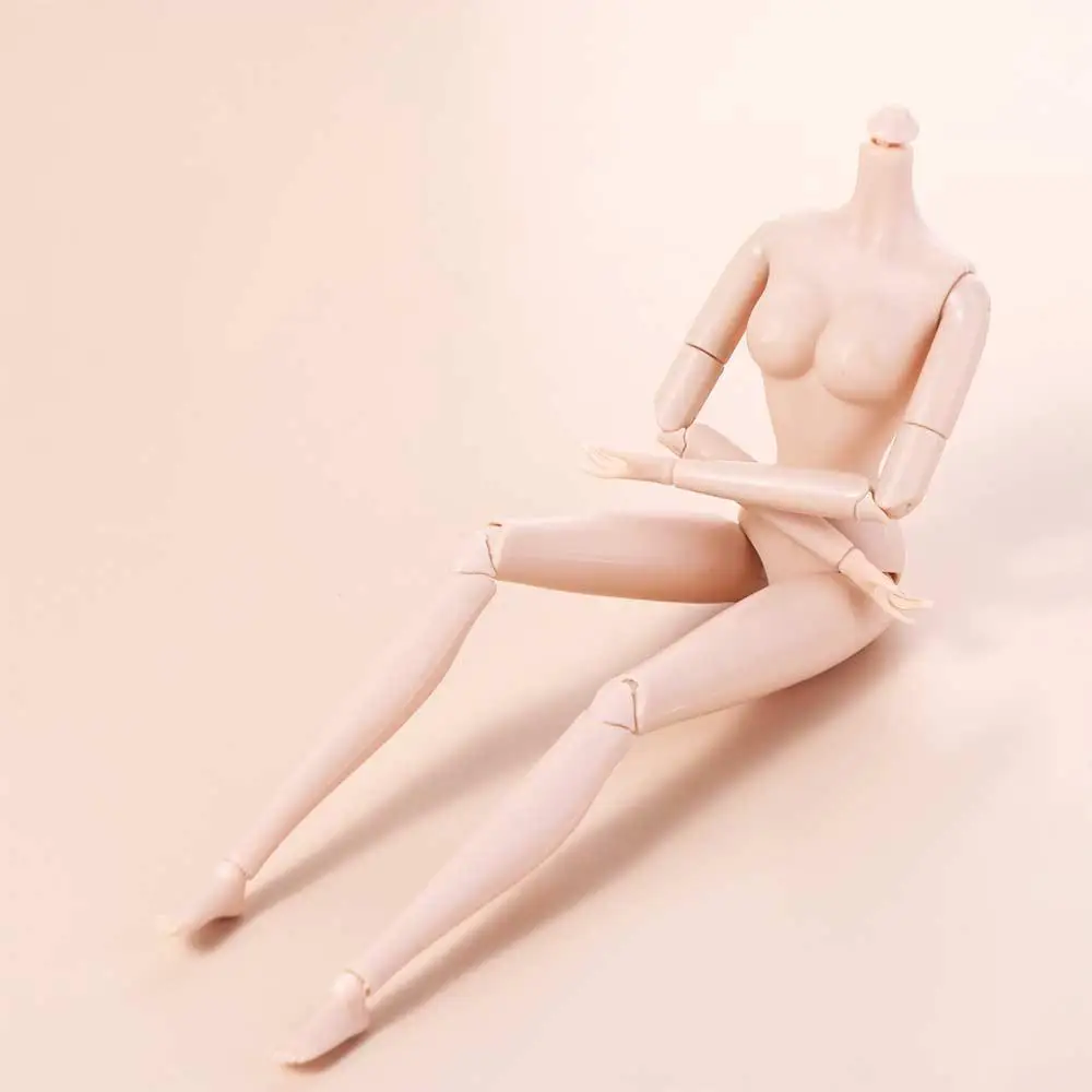 

1/6 Doll White Skin Nude Doll Toys Solid Doll 28 Joints Jointed Nude BJD Dolls Replacement Movable Super Model Doll