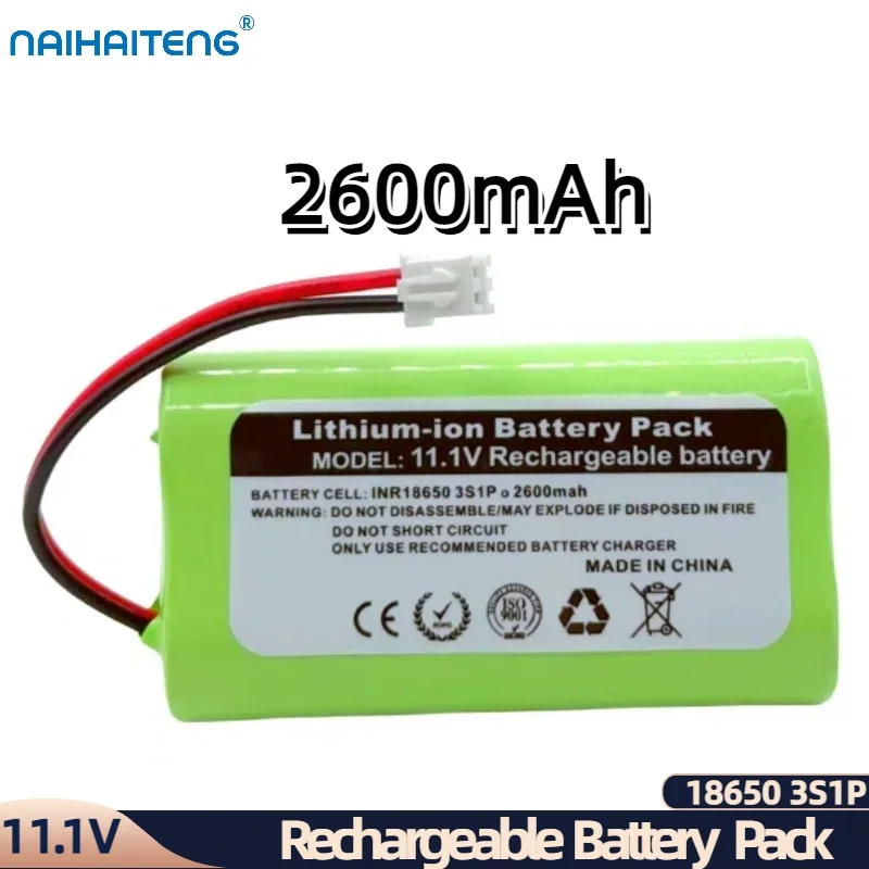 Batteria ricaricabile agli ioni di litio da 11,1 V 10,8 V 2600 mAh 18650 3S1P per spazzatrice Midea R1-L061D/E Acquisto all\'ingrosso personalizzabile