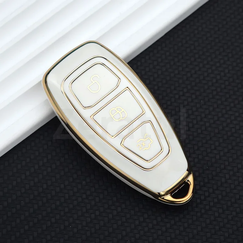 Shell For Ford Focus 3 4 ST Mondeo MK3 MK4 Fiesta Fusion Kuga Ecosport TPU Car Smart Protect Fob Key Case Cover Accessories - view 4