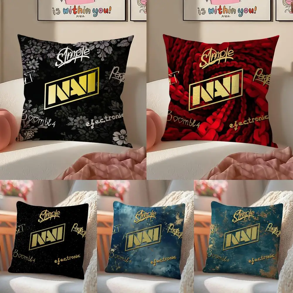 

Чехол для подушки Famous Team N-Navi, мягкий плюшевый чехол для подушки, двусторонний с принтом, для дивана, летний декор для дома, подарок