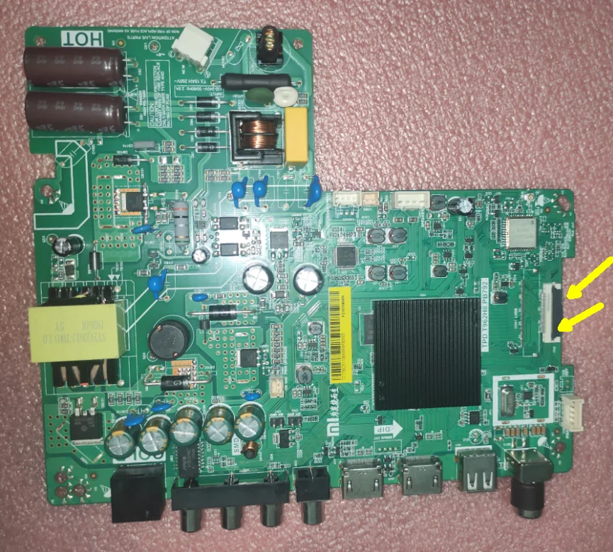 tpd.t962h8.pb792 mi02-d490400011068 60--72 فولت 300ma 32 بوصة 55 وات اللوحة الأم للتلفزيون الثلاثة في واحد تعمل بشكل جيد #2