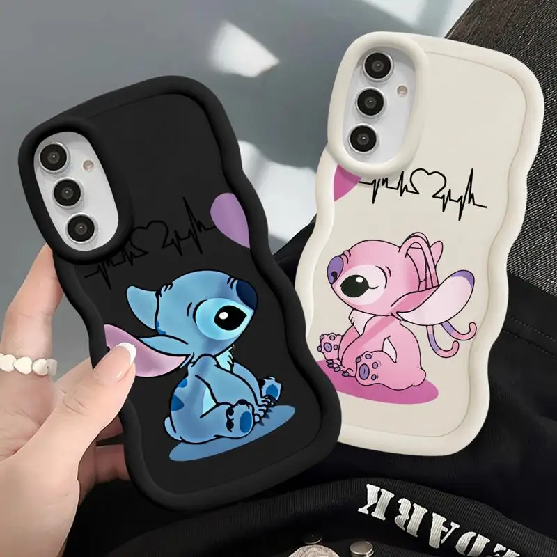 Disney Stitch Cartoon Phone Case for Samsung Galaxy A12 A13 A04 A05s A11 A30s A14 A20s A02s A03 Core A15 A21s A51 4G 5G Cover