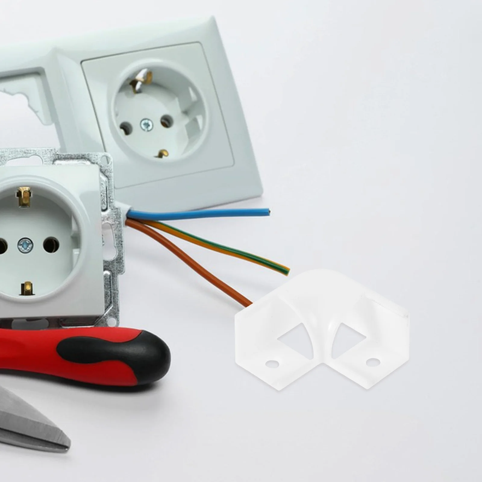 

10Pcs Strip Light Corner Connector Plastic V Shape 90 Degree Turning Channels Reliable LED Light Channel Accessories