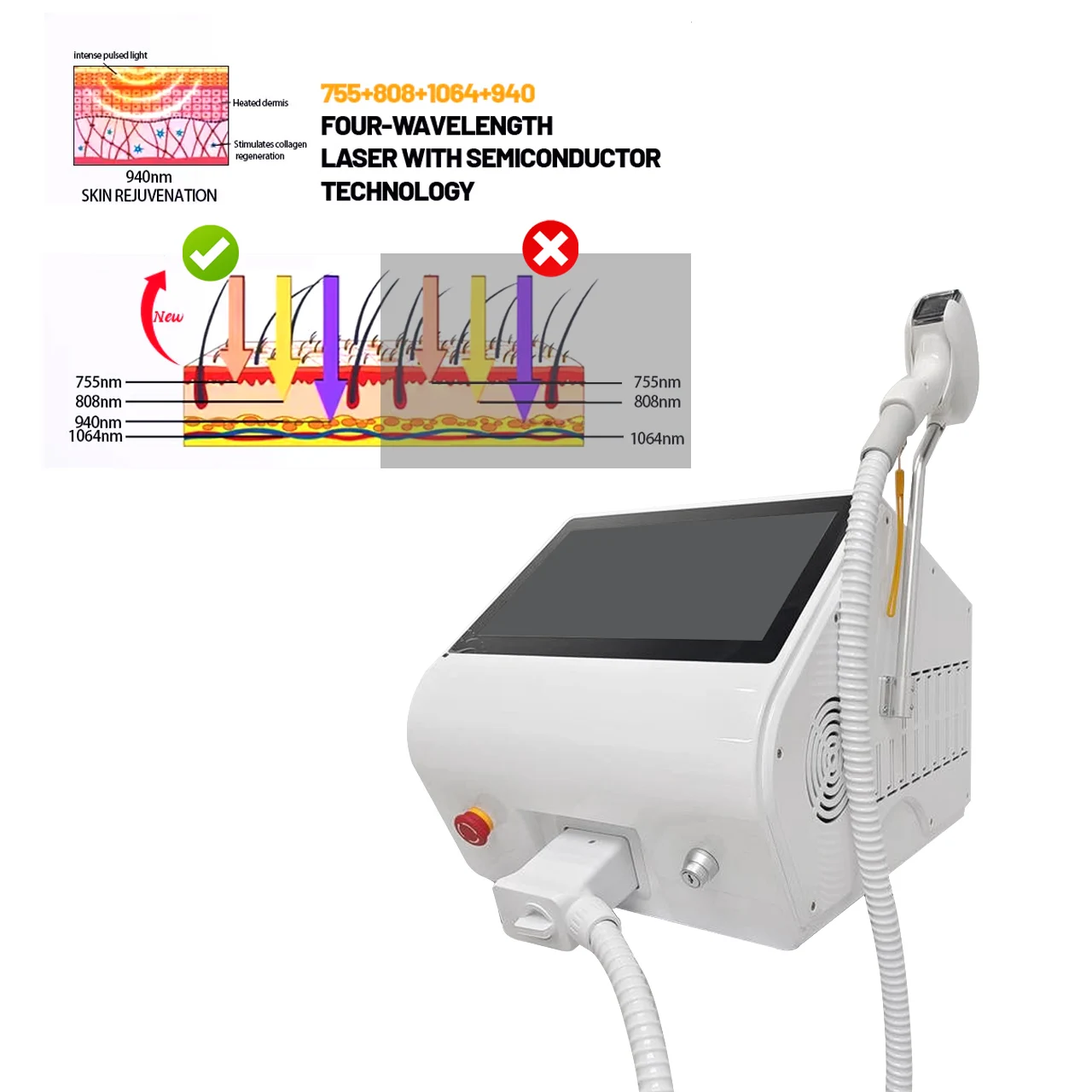 Женское постоянное лазерное удаление волос - домашний эпилятор для ног, линии бикини, лица, гладкая кожа, поддержка настройки, 6-16 бар