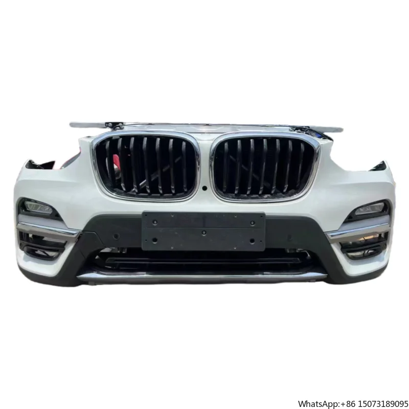 

For X3 G08.G01/X4 G02 Front Bumper Assembly with Radiator & Headlights-High Quality Bolt-On Installation 6-Month Warranty