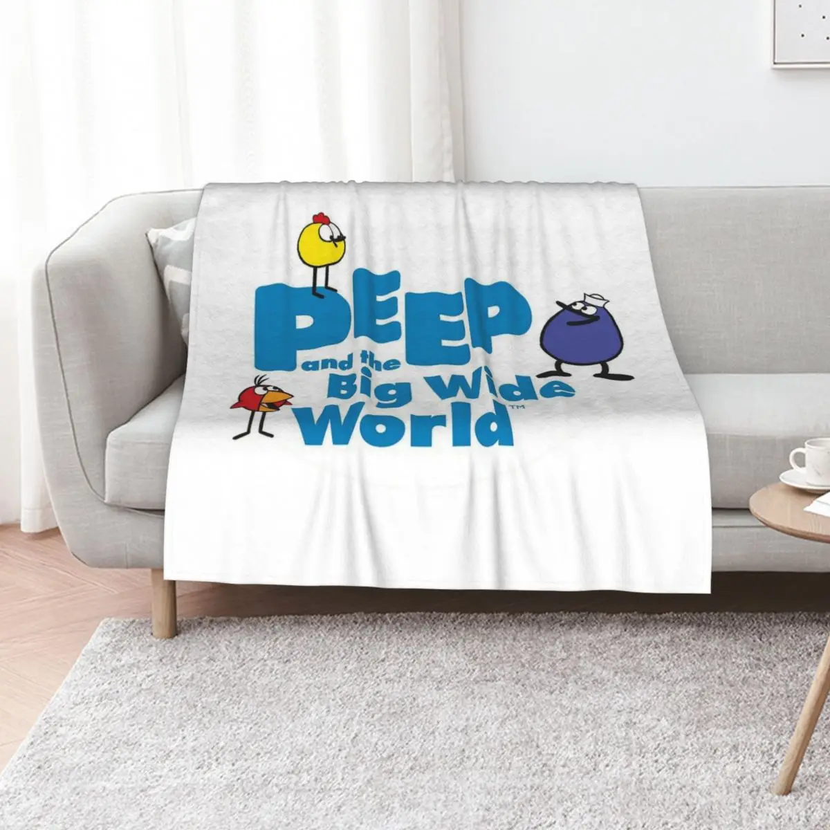 

Peep and the Big Wide World Throw Blanket Blankets For Bed Luxury Brand Winter beds Decoratives Blankets
