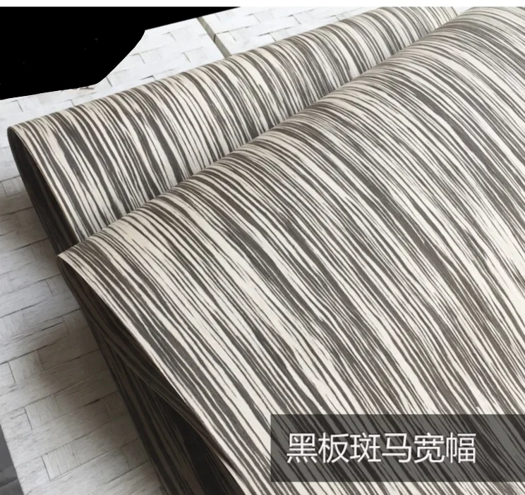 L:2.5Meters Width:55cm Thickness:0.25mm Technology Zebra Wood Veneer (Back Non woven Fabric) for car inner decoration