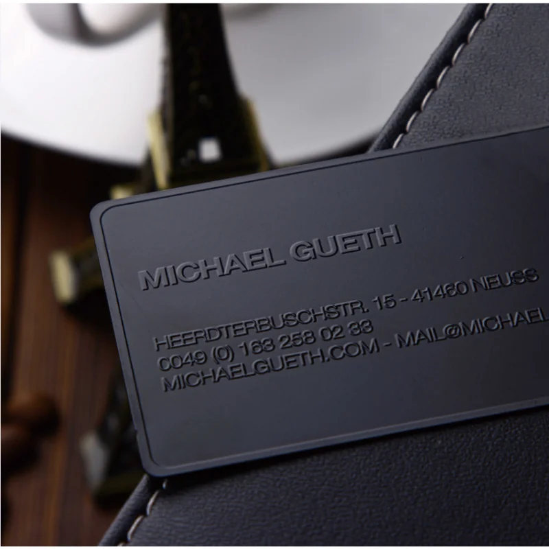 Custom. High-End Bar Club VIP Card Membership Card Stainless Steel Hollow Business Card Gold Card Silver Card Design Customizati