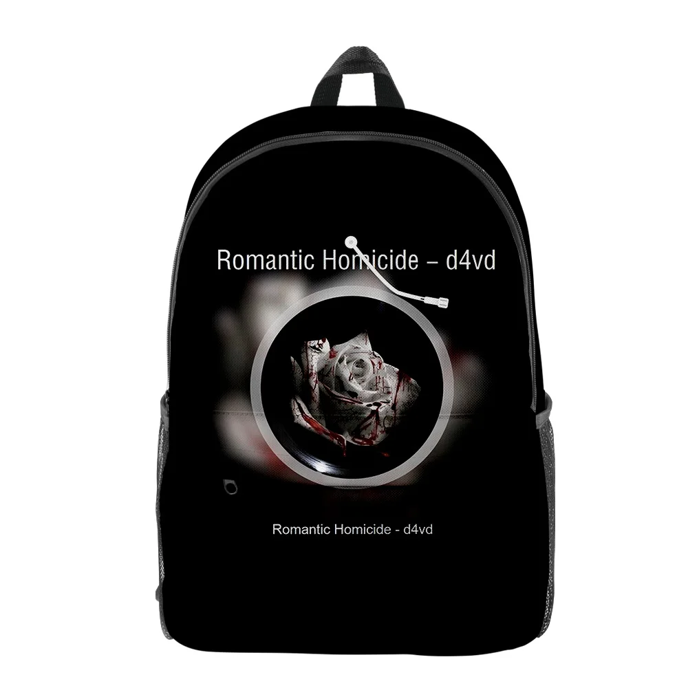 

Luxury Novelty Cool D4vd Singer pupil Bookbag Notebook Backpacks 3D Print Oxford Waterproof Boys/Girls Travel Backpacks
