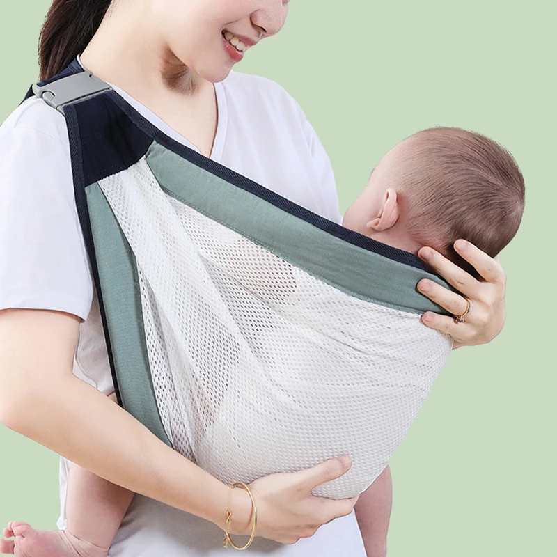 Baby Carrier Front-hold Simple Baby Single-shoulder Carrier for Going Out Lightweight and Labor-saving Baby Breathab 0-36 Months