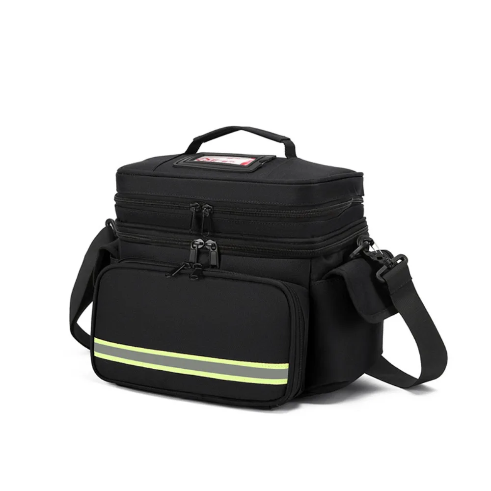 

Водонепроницаемая двухслойная аптечка, пустая аварийно-спасательная сумка для экстренной помощи при травмах, портативная большая вместимость