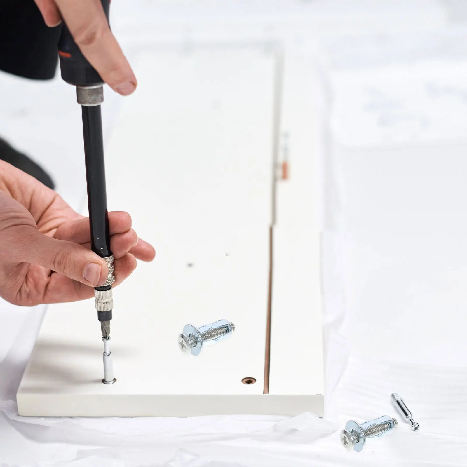 15 pcs Expansion Nuts Galvanized Carbon Steel Spiral Thread Fixing Dowel Nuts For License Plates Air Conditioner Installation