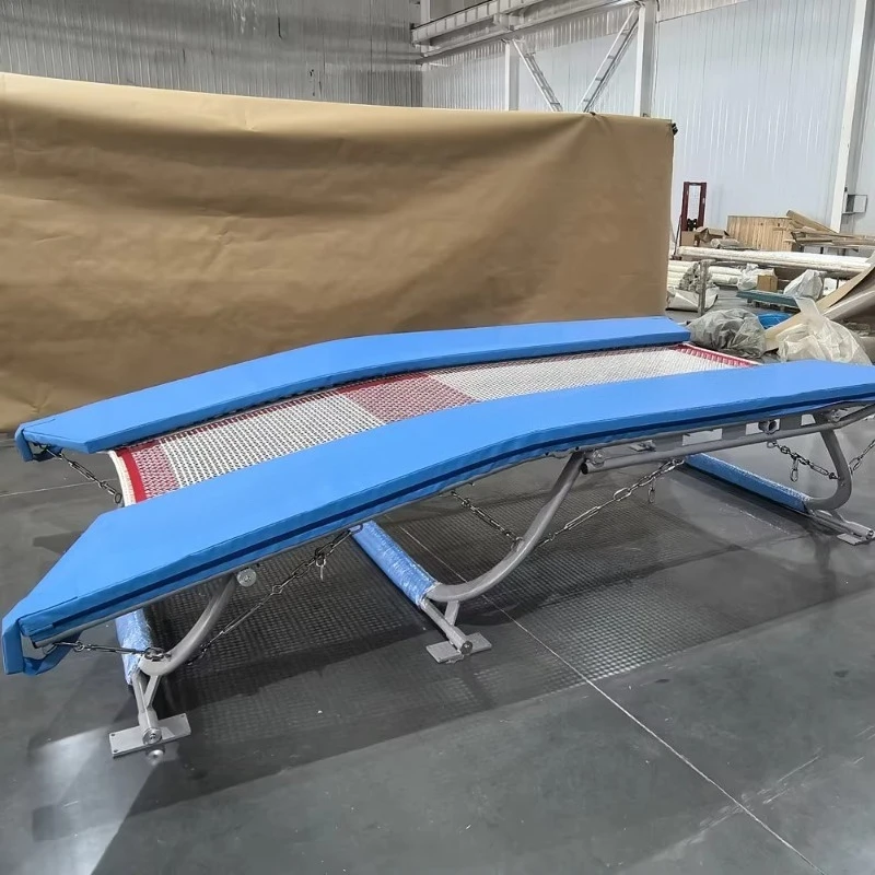 Trampolin Mini Ganda Profesional Berkualitas Tinggi untuk Olahraga & Hiburan