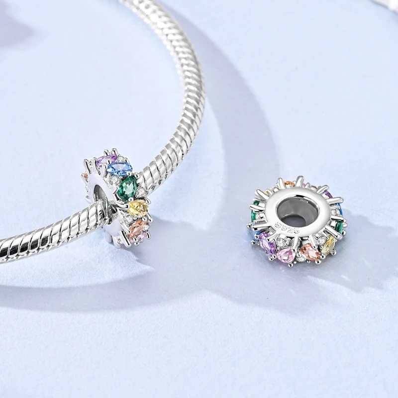 Bestseller 925 Sterling Silber Charms Perlen Anhänger Passend für Original Armbänder Halsketten DIY Charms Frauen Mädchen Männer Schmuckherstellung Geschenk – Detail 9