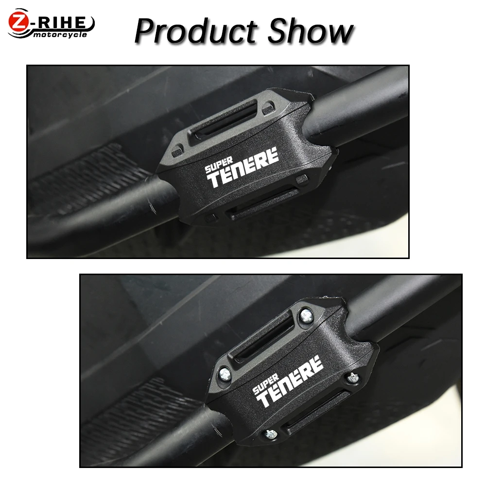 For YAMAHA XTZ750 SUPER TENERE XTZ 750 1989-1996 1995 1994 Motorcycle Bumper Engine Guard Protection Block Crash bar Decorative