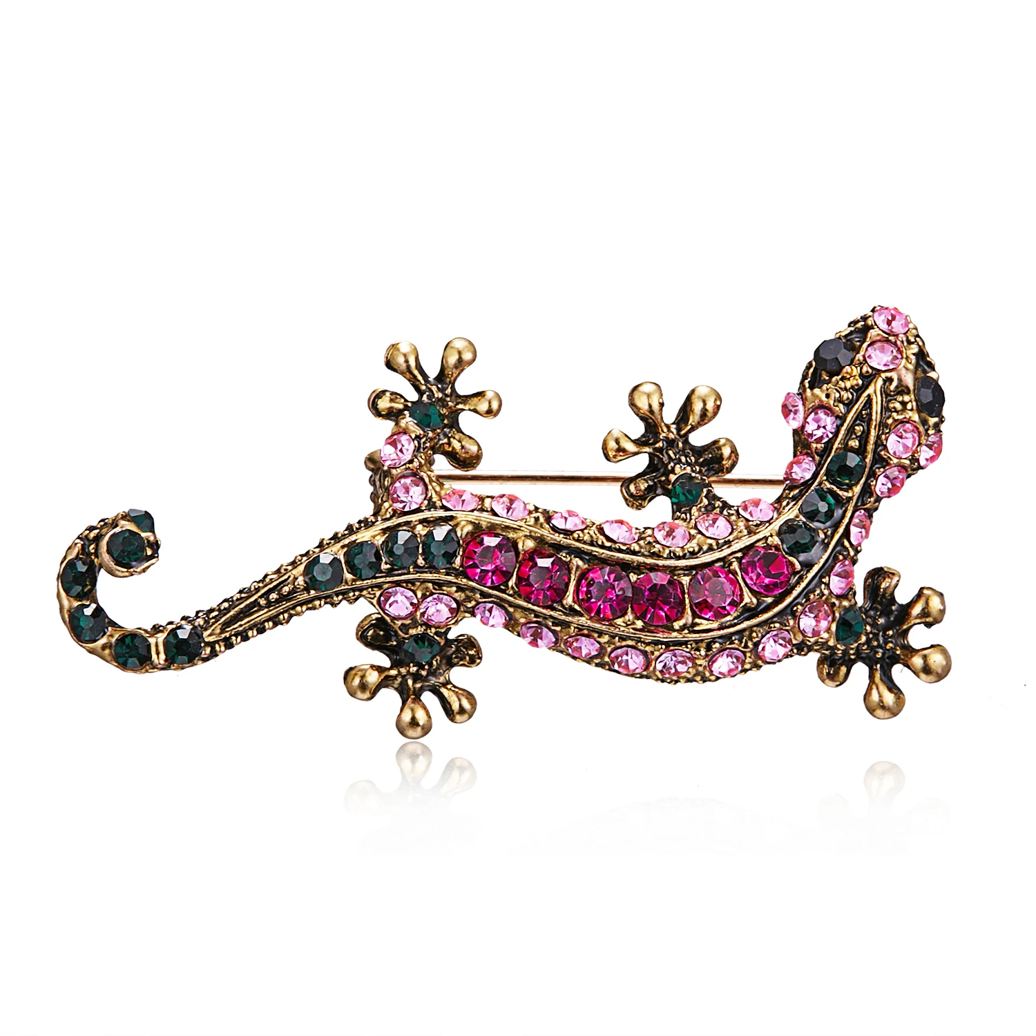 Rinhoo Insect Collection Emaille Pins Niedliche Cartoon Eidechse Spinne Käfer Schnecke Skorpion Broschen Revers Abzeichen Gothic Tier Schmuck – Detail 27