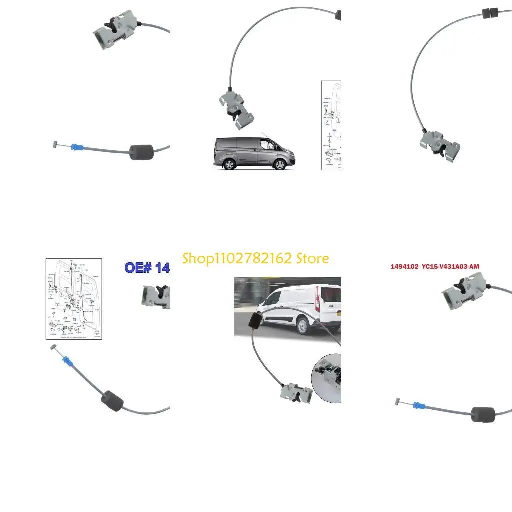 

547B Tailgate Lock Lower Latches Easy Installation for MK6 MK7 1494102 YC15V431A03AM