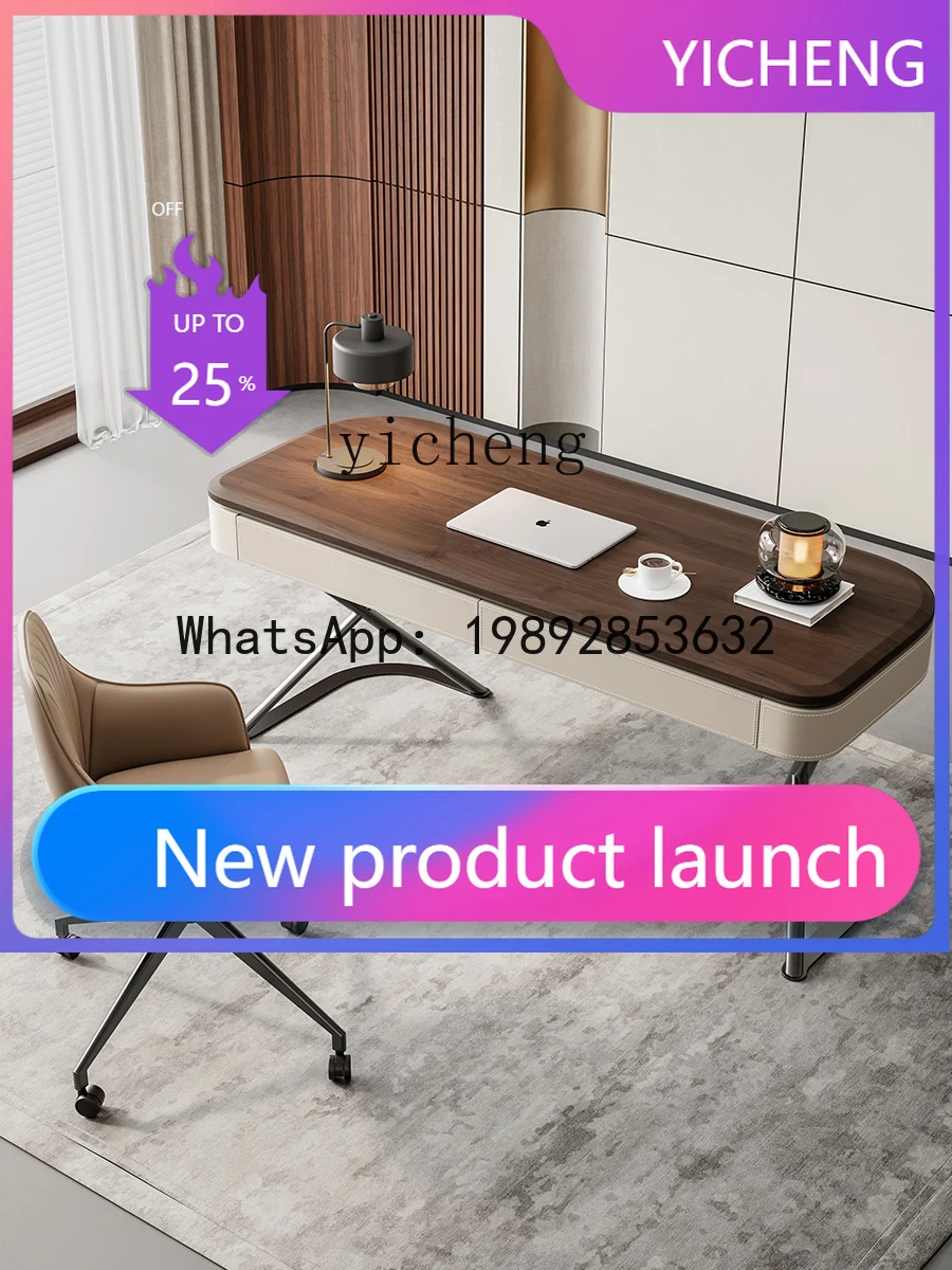 

Стол из массива дерева, современный минималистичный, для дома, гостиной, кабинета, компьютерный стол из орехового дерева