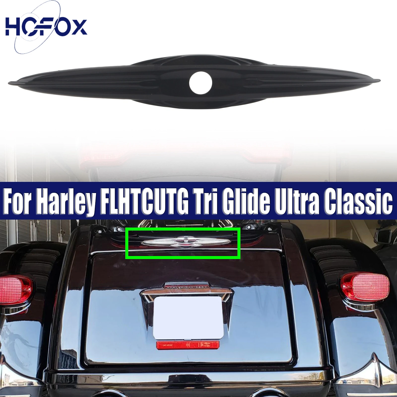 

For Harley FLHTCUTG Tri Glide Ultra Classic 2009-2022 FLHXXX Street Glide Trike Trunk Latch Accent
