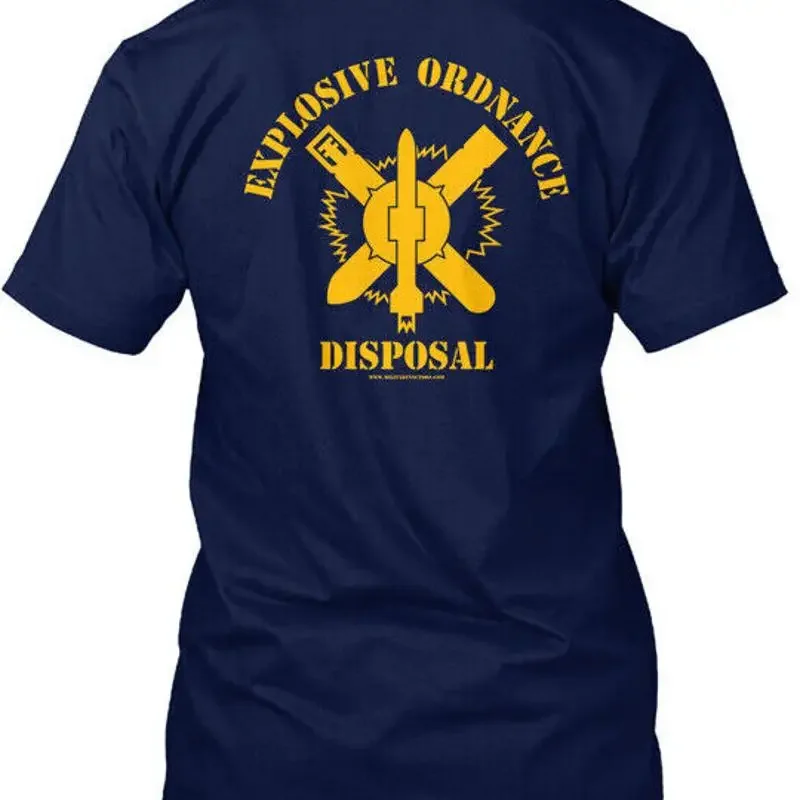 

Eod Logo Disposal Ordnance T Shirt Made in USA Size S to 5XL