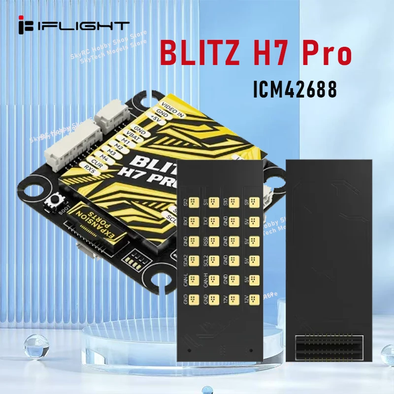 

iFlight BLITZ H7 Pro Flight Controller 35x35mm ICM42688 Input Voltage14.8V-50.4V support Smartaudio/IRC Tramp VTX For FPV Drone