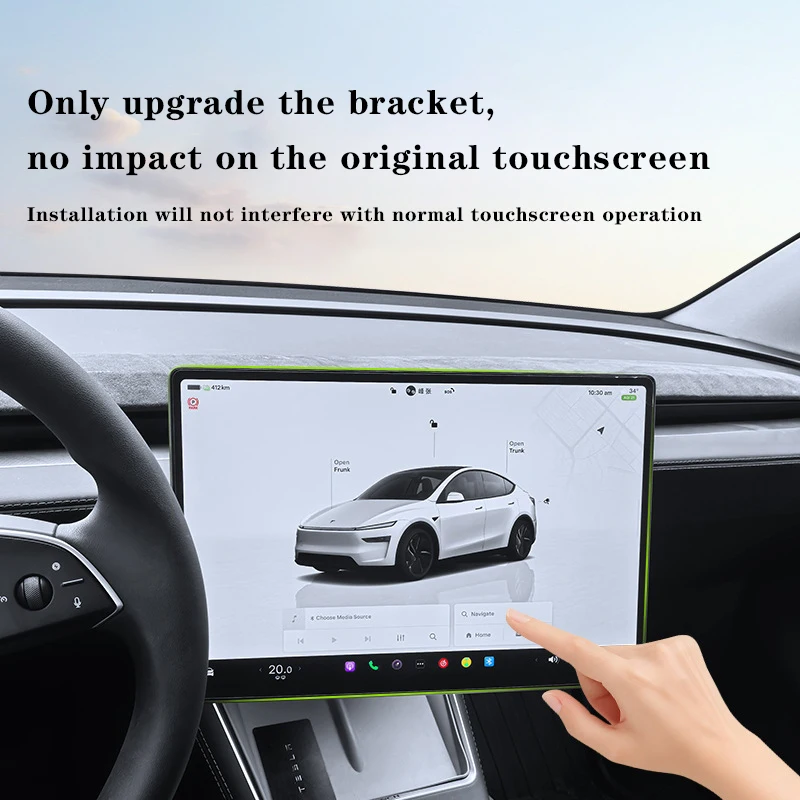 Screen Swivel Mount For Tesla Model 3/Y/YL Screen Rotating Bracket 4 Way Adjustment Center Console Display Monitor Rotate Holder