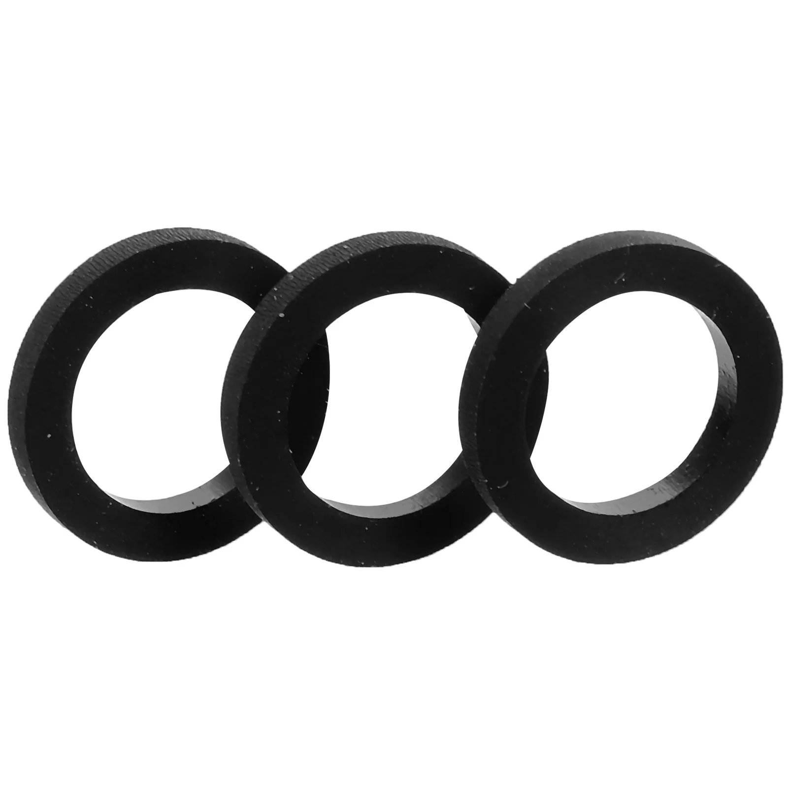 

3 Pcs Recorder Tape Ring Cassette Belts Black Rubber Drive Machine Rivet Disc Cleaner Removal Tool Pulley Repair