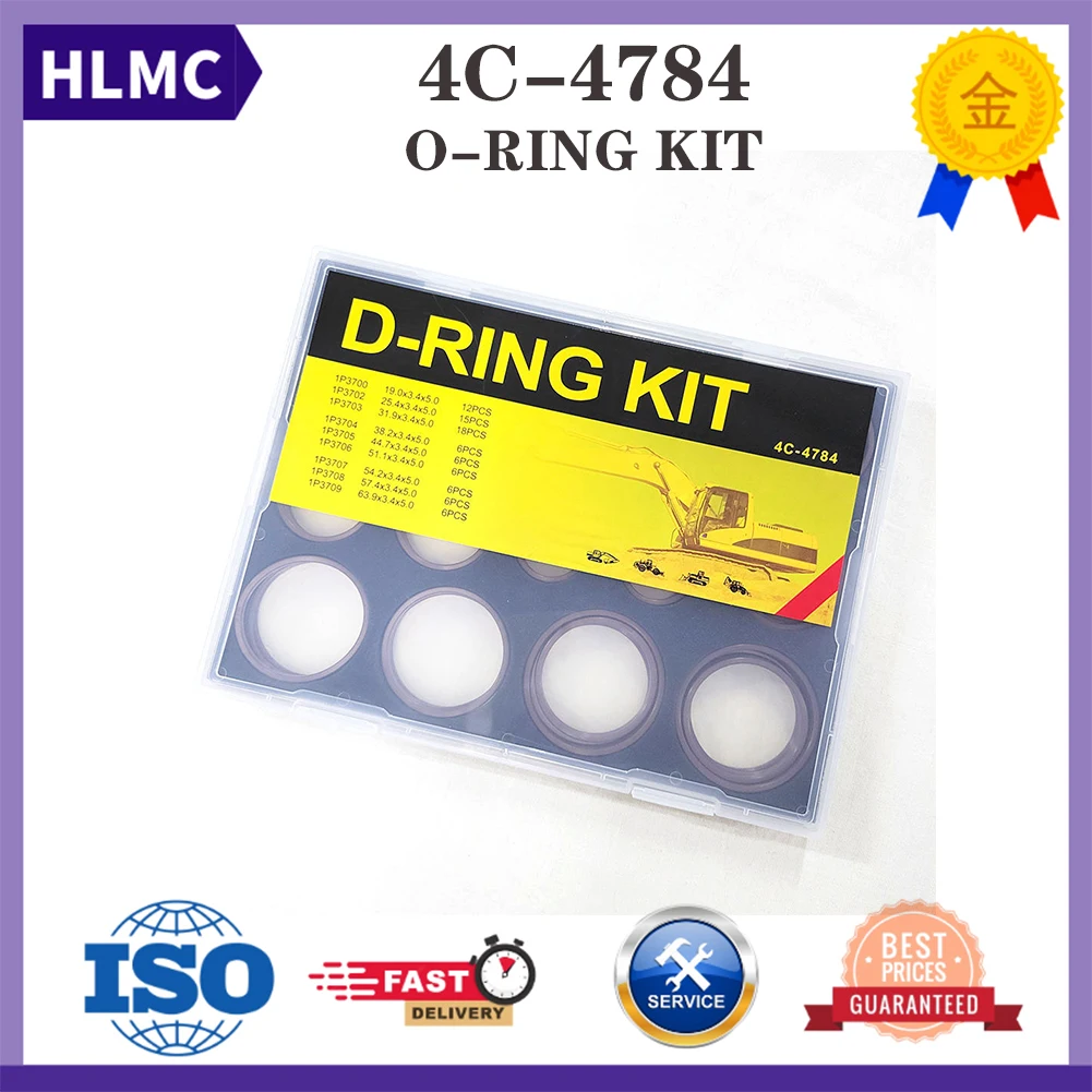 4C-4784 Excavator Oil Seal Box 4C4784 D-ring Kit 4C4784 O Ring Box 1P3700 1P3702 1P3703 1P3704 1P3705 1P3706 1P3707 1P3708