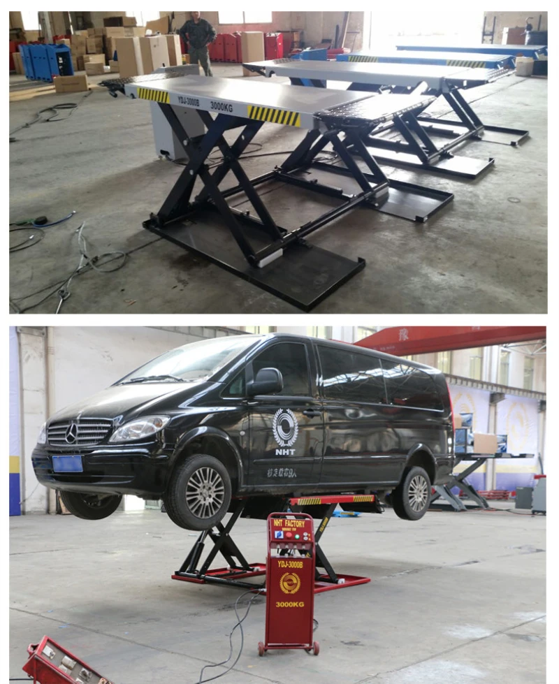 Quick Jack Car Scissor Lift Median Moving Shear Movable Auto Lift High Quality Auto Shop Parts Accessories