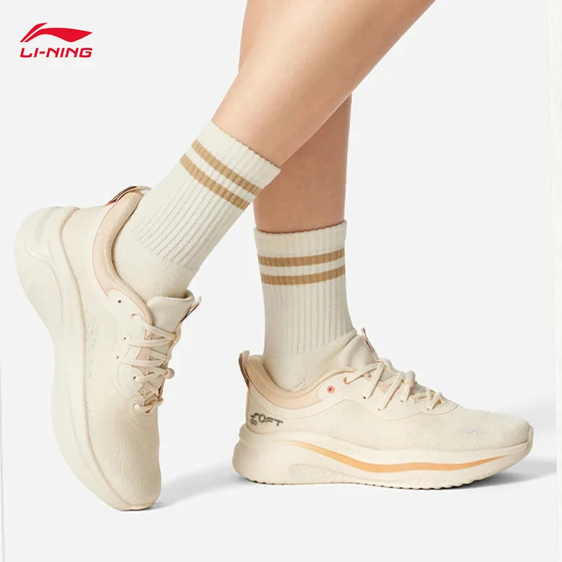 

LI-NING SOFT GO 2 WMS Women Walking Shoes Comfortable Daily Breathable Leisure Sneakers Soft LiNing Shoes AGLV040