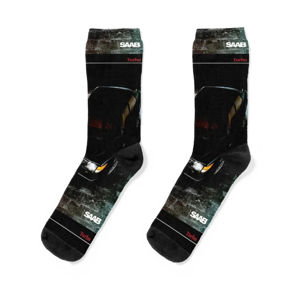 

SAAB 900 TURBO BROCHURE Socks Wholesale funny gifts Socks Woman Men's