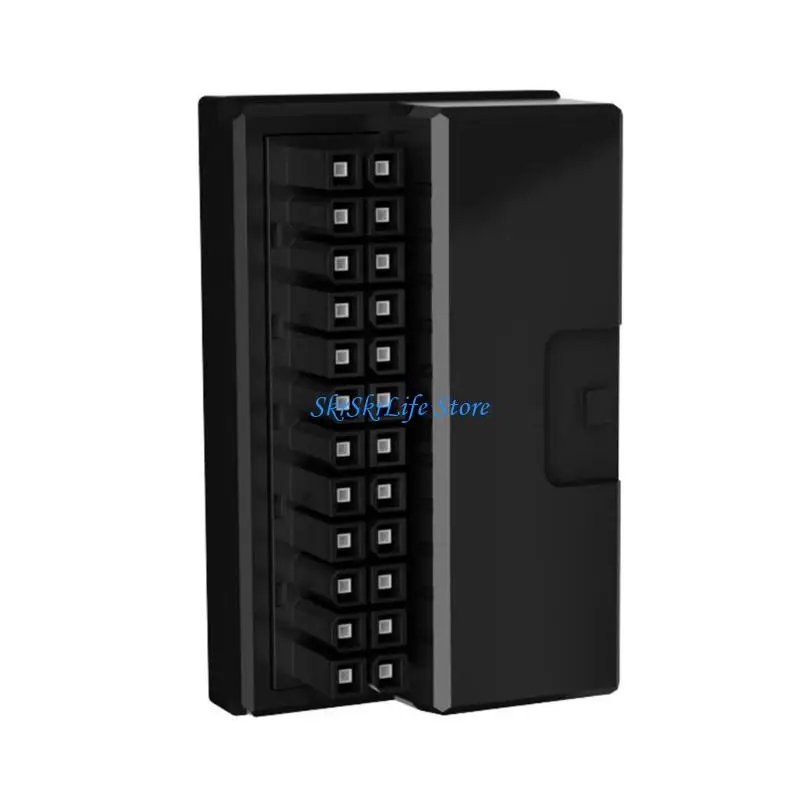 E65E ATX24Pin Horizontal Mount Adapter Improves Desktop Wiring Efficiency &Aesthetic
