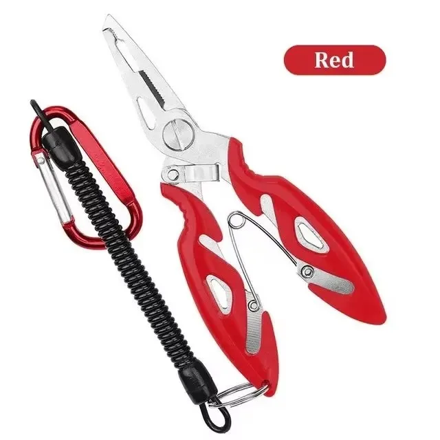 Angeln Zangen Linie Cutter Multifunktionale Knoten Aluminium Legierung Schere Haken Remover 150g 20CM Angeln Ausrüstung – Detail 13