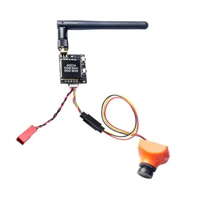 FPV Transmitter with 600TVL 120 Degree High Picture Quality S0ny CCD Camera for Multicopte RC FPV Racing Drones UAV