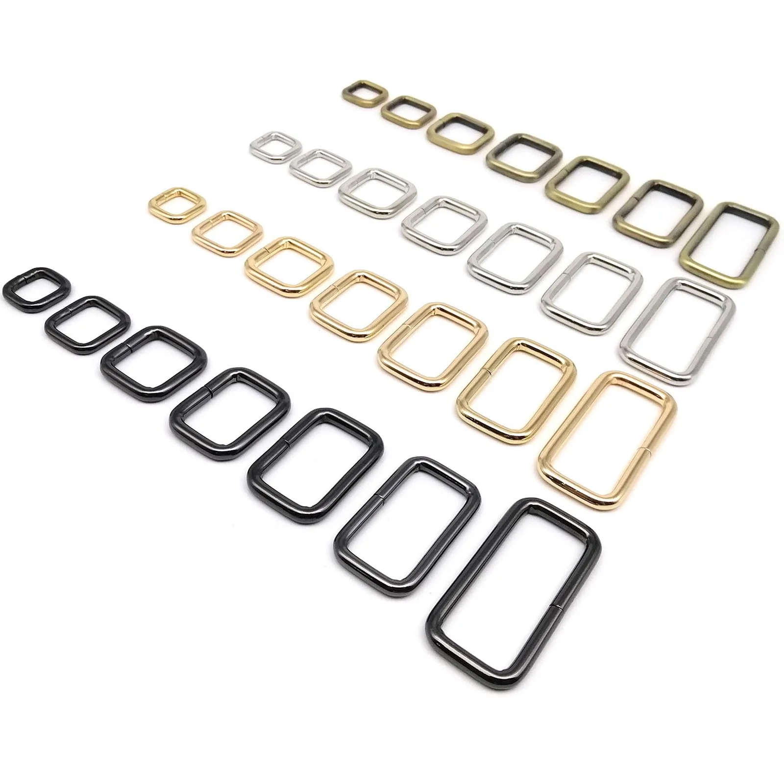 Утолщенная металлическая сумочка, кожаная сумка, ремень, тесьма, ошейник для домашних животных, цепочка, прямоугольная квадратная пряжка с круглым кольцом и пряжкой, кожаное ремесло, сделай сам