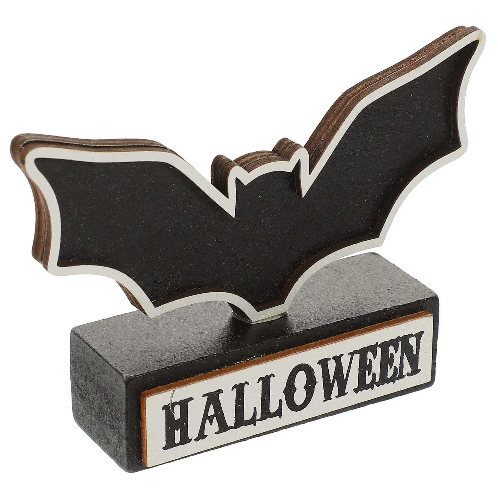 

Halloween Bat Wooden Sign Christmas Ornaments Ghost Festival Party Decorations (aa1-33 Bat) Table