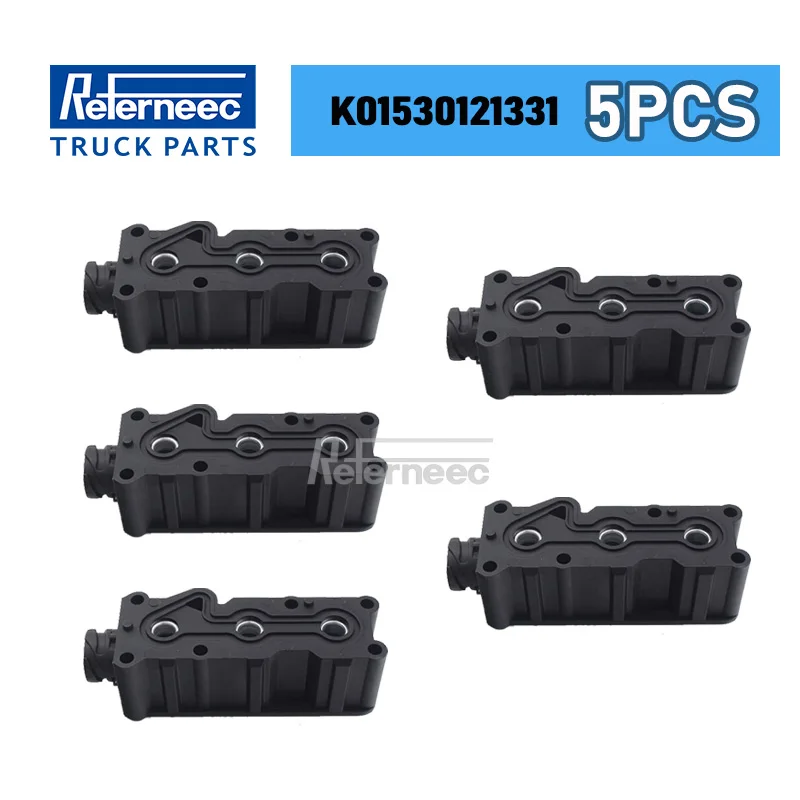 

Car Accessories Valve Solenoid 24V K01530121331 K019821N00 5PCS Electromagnetic Valve Group