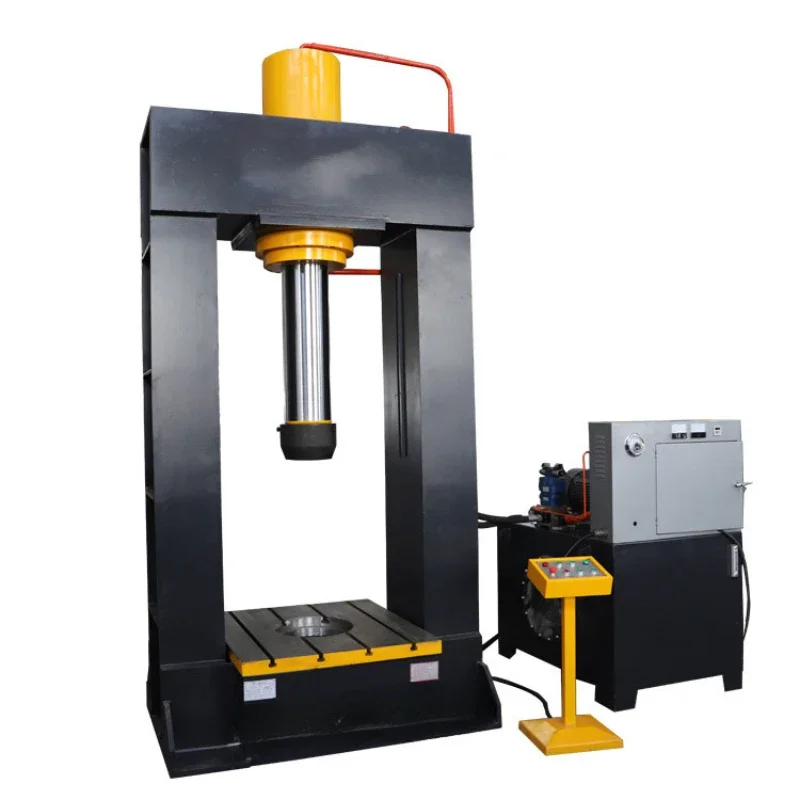 custom small precision 30 ton 60 ton gantry hydraulic press 100 ton 200t frame type electric pressure oil press