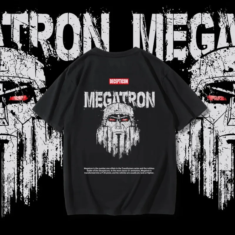 

Transformers 2025-26 Summer Autobots Graphic 100% Cotton Print Hasbro Brand Children Unisex T-shirt Breathable Casual Loose Y2k.